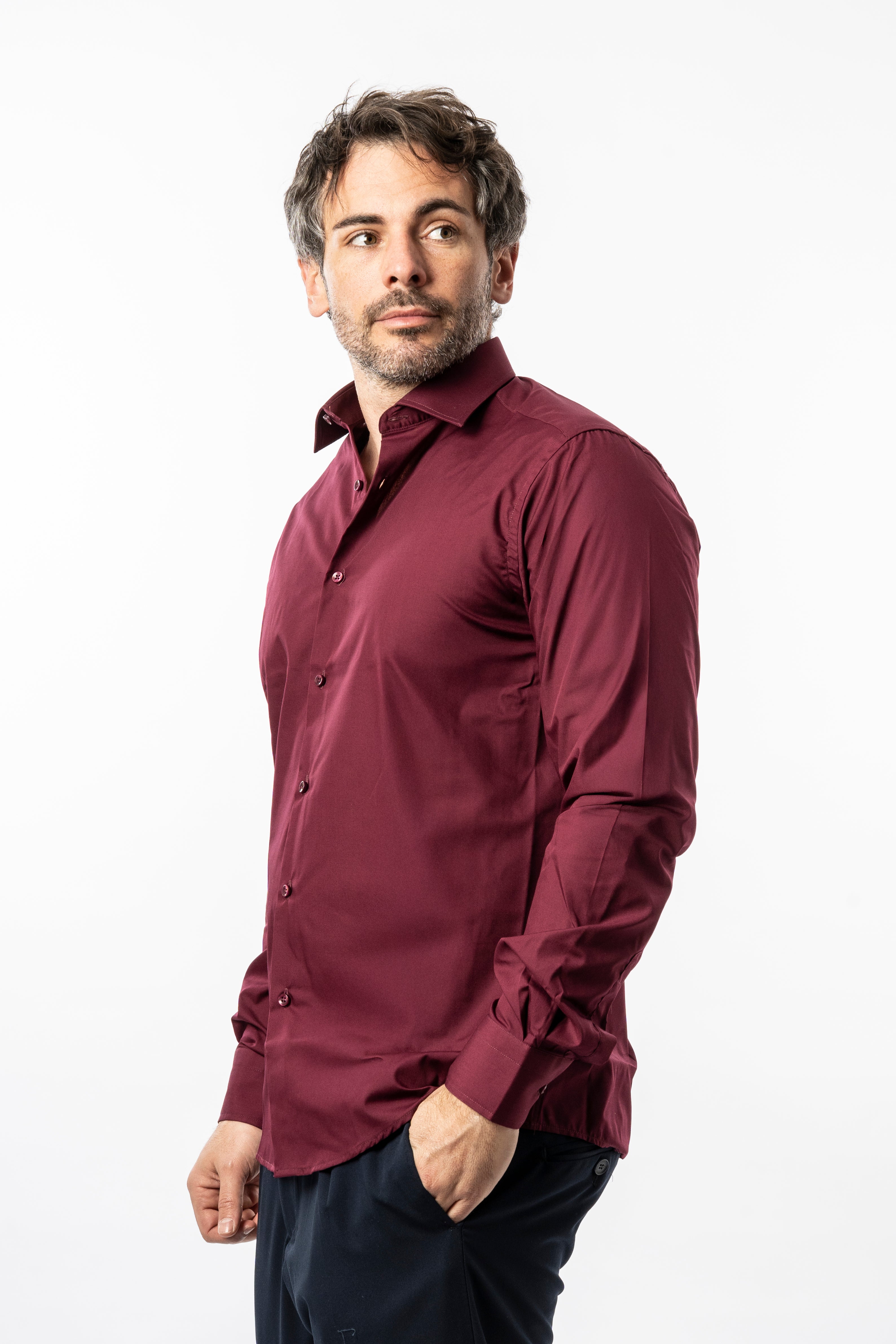 Camicia Alibi - Bordeaux
